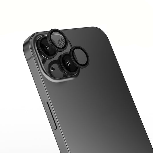 Apple iPhone 15 Zore Mikro Kamera Lens Koruyucu Siyah