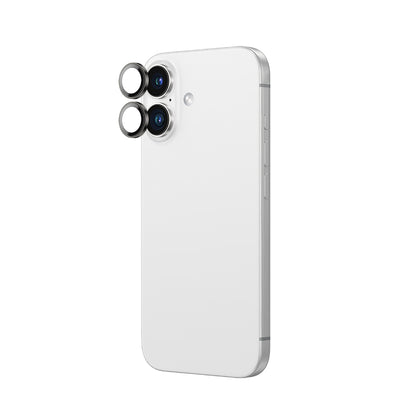 Apple iPhone 16 Amazingthing Anti Reflective Kamera Lens Koruyucu + Kolay Uygulama Aparatlı Mavi