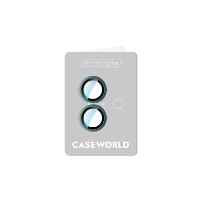 Apple iPhone 16 CaseWorld Alloy Serisi Oleofobik Anti Reflective Kamera Lens Koruyucu Siyah