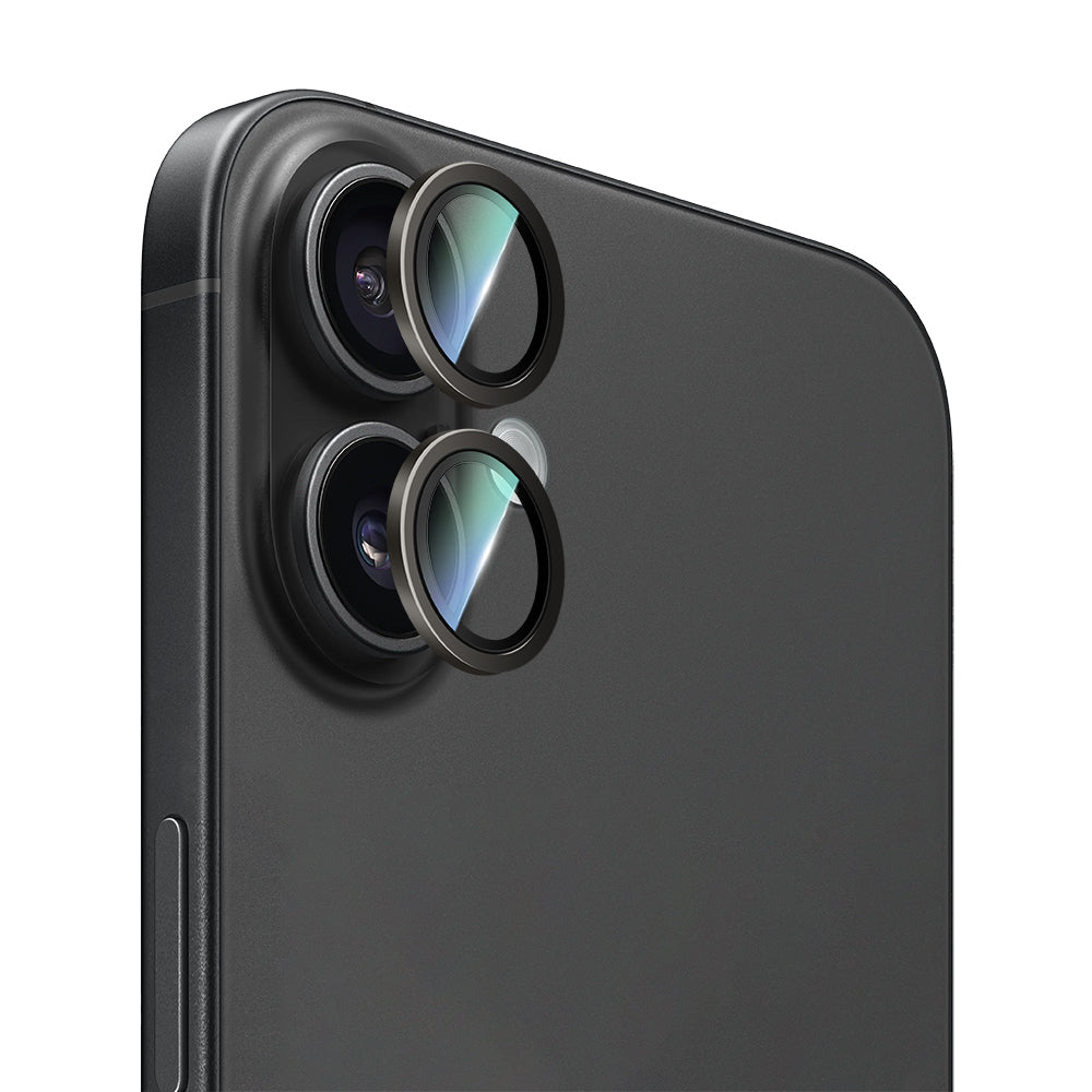 Apple iPhone 16 CaseWorld Alloy Two-Color Serisi Lens Koruyucu Yeşil