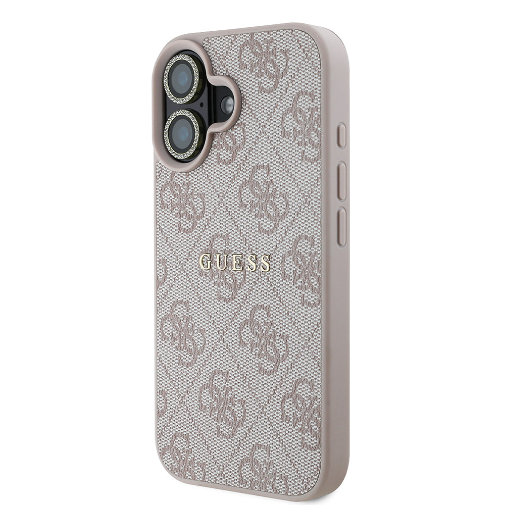 Apple iPhone 16 Guess Original Licensed Case + Screen Protector + Lens Protector 3-in-1 Accessory Set Black 