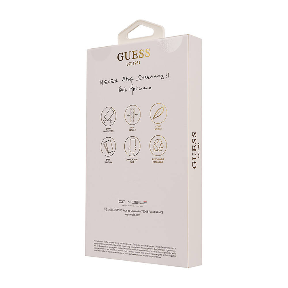 Apple iPhone 16 Case Guess Original Licensed Big Love Guess Cover Brown