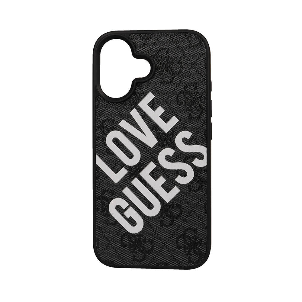 Apple iPhone 16 Case Guess Original Licensed Big Love Guess Cover Brown