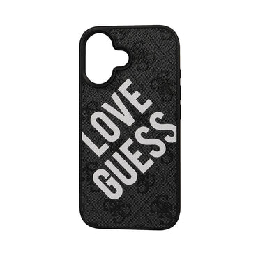 Apple iPhone 16 Case Guess Original Licensed Big Love Guess Cover Brown