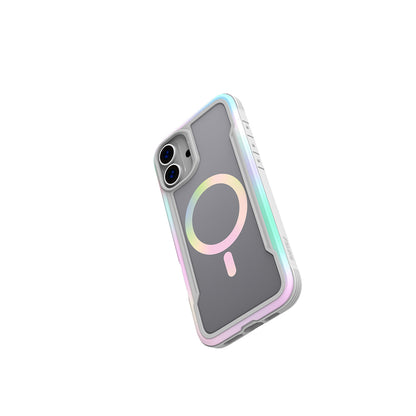 Apple iPhone 16 Kılıf M-safe Şarj Özellikli Airbagli Raptic Shield 2.0 Serisi Şeffaf Arka Yüzey Kapak Siyah