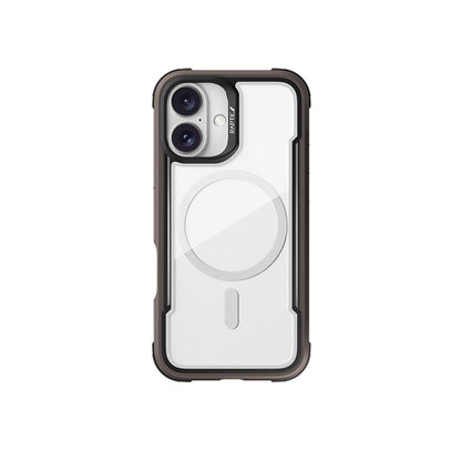 Apple iPhone 16 Kılıf M-safe Şarj Özellikli Airbagli Raptic Shield Serisi Şeffaf Arka Yüzey Kapak Yeşil