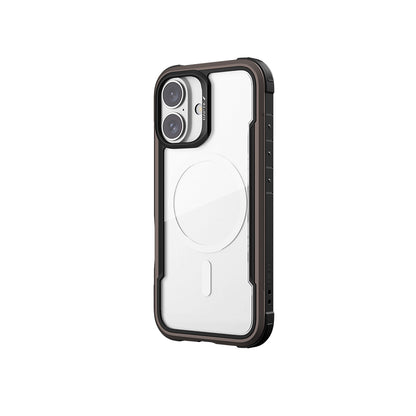 Apple iPhone 16 Kılıf M-safe Şarj Özellikli Airbagli Raptic Shield Serisi Şeffaf Arka Yüzey Kapak Colorful