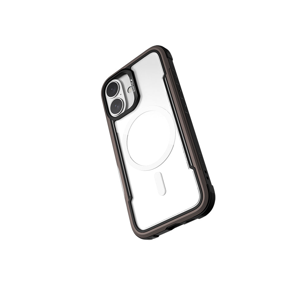 Apple iPhone 16 Kılıf M-safe Şarj Özellikli Airbagli Raptic Shield Serisi Şeffaf Arka Yüzey Kapak Yeşil