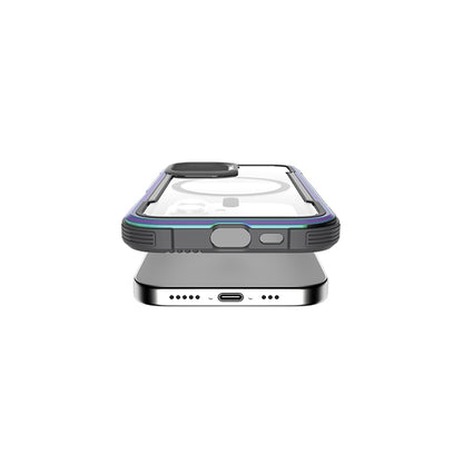 Apple iPhone 16 Kılıf M-safe Şarj Özellikli Airbagli Raptic Shield Serisi Şeffaf Arka Yüzey Kapak Yeşil