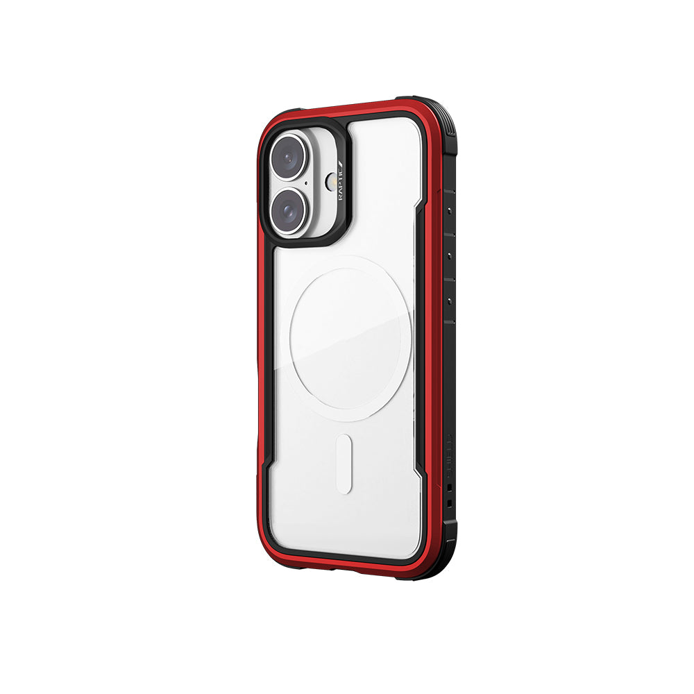 Apple iPhone 16 Kılıf M-safe Şarj Özellikli Airbagli Raptic Shield Serisi Şeffaf Arka Yüzey Kapak Colorful