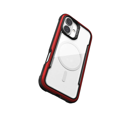Apple iPhone 16 Kılıf M-safe Şarj Özellikli Airbagli Raptic Shield Serisi Şeffaf Arka Yüzey Kapak Colorful
