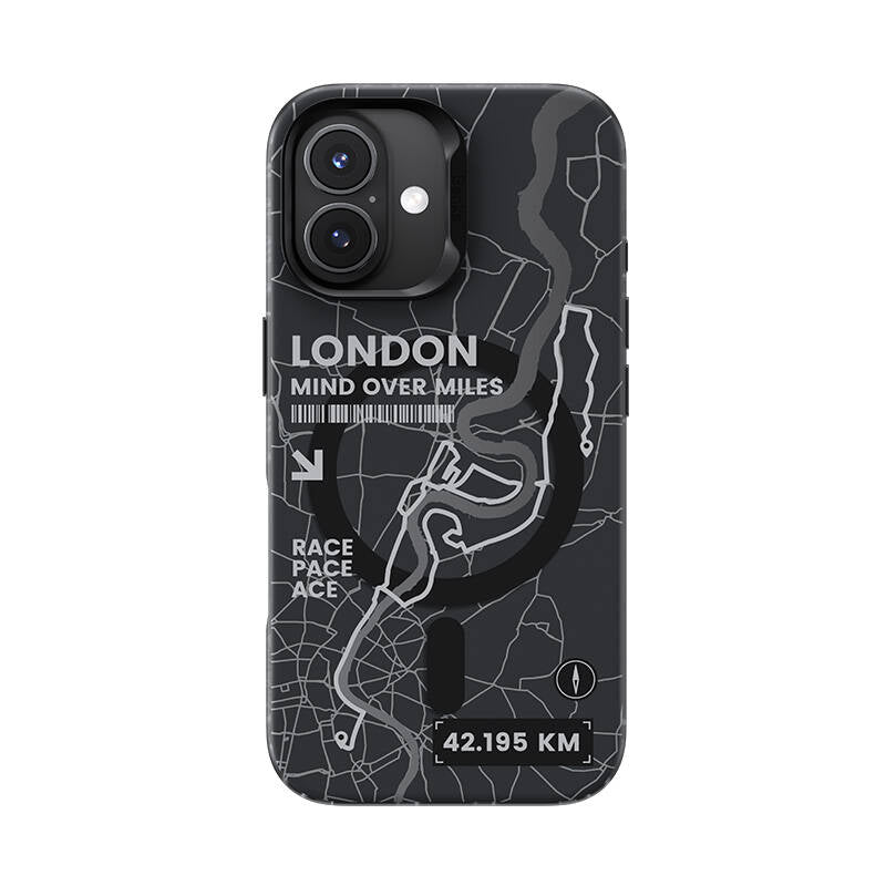 Apple iPhone 16 Case M-safe Charging Feature Benks City Series Cover Black 