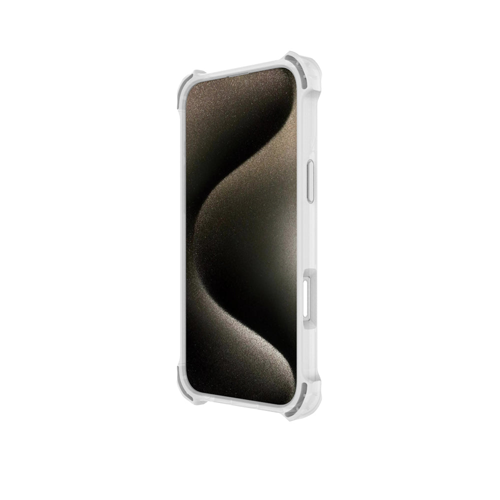 Apple iPhone 16 Kılıf M-safe Şarj Özellikli Raptic Dual Serisi Şeffaf Standlı Kapak Siyah