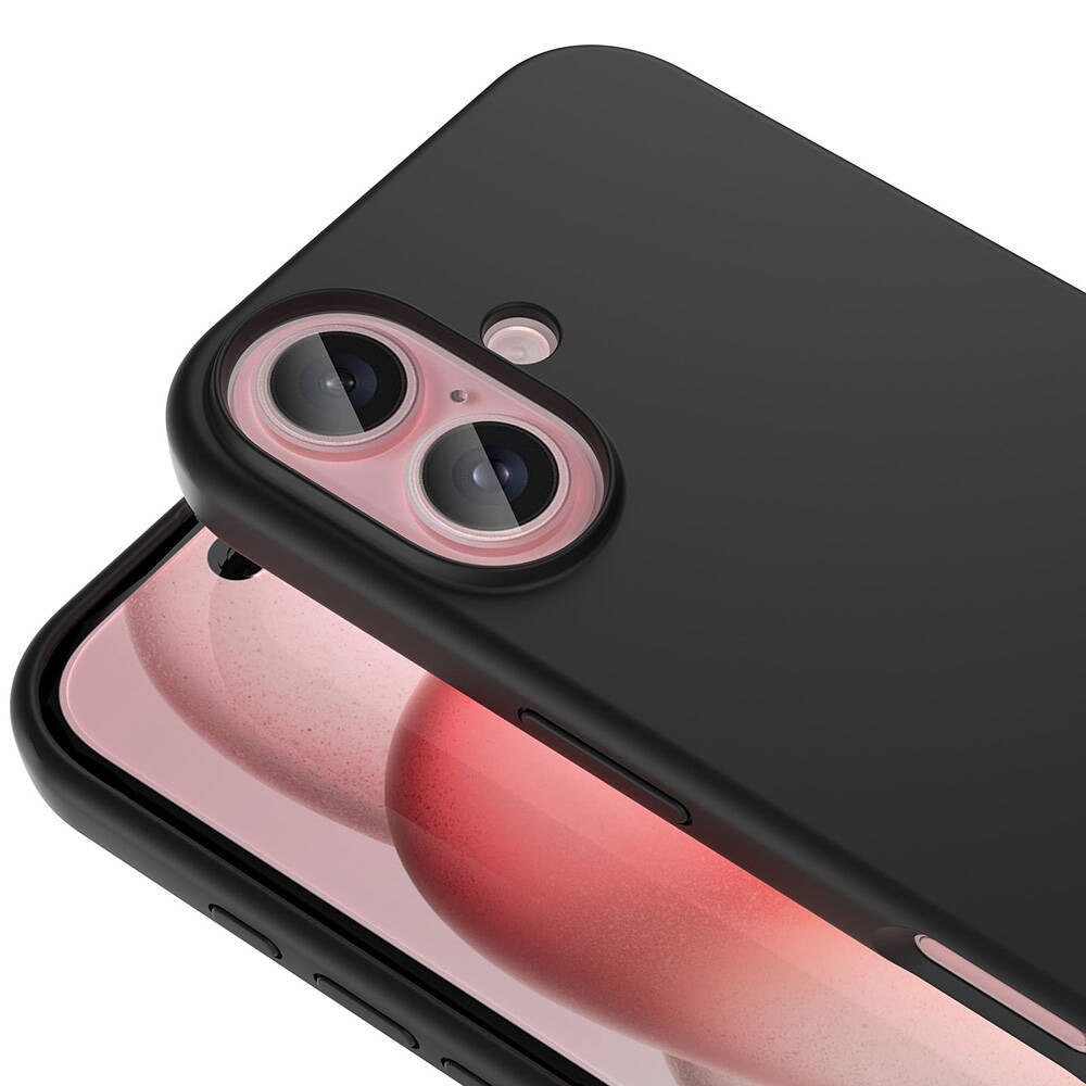 Apple iPhone 16 Case M-Safe Charging Feature Liquid Technology Erasable Hard Zore Kiwi Cover Rose Gold