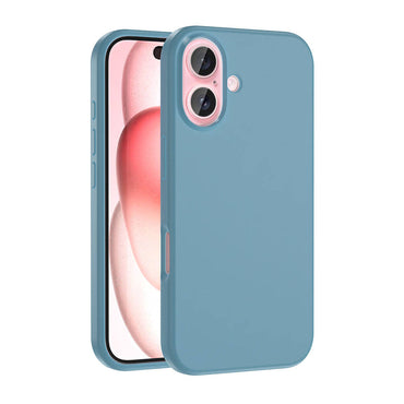 Apple iPhone 16 Case M-safe Charging Feature Liquid Technology Erasable Hard Zore Kiwi Cover Natural Titanium