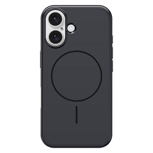 Apple iPhone 16 Kılıf M-safe Şarj Özellikli Wlons Frego Kapak Siyah
