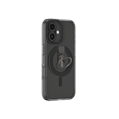 Apple iPhone 16 Kılıf M-safe Şarj Özellikli Yüzük Standlı Amazingthing Titan Pro Serisi Kapak Pembe