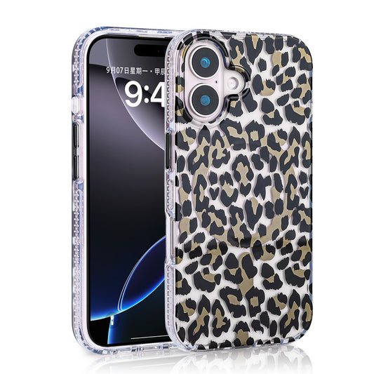 Apple iPhone 16 Case Zore Jago Cover with M-Safe Charging Feature Black-Brown 