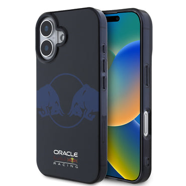 Apple iPhone 16 Kılıf Redbull Orjinal Lisanslı M-safe Şarj Özellikli IML Çift Boğa Baskılı Sert PC Kapak