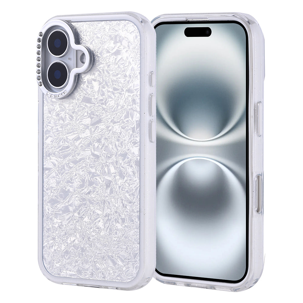 Apple iPhone 16 Case Stone Design Zore Door Cover Black 