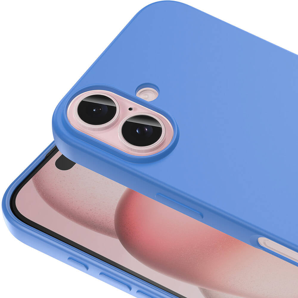 Apple iPhone 16 Case Zore LSR Launch Cover Blue