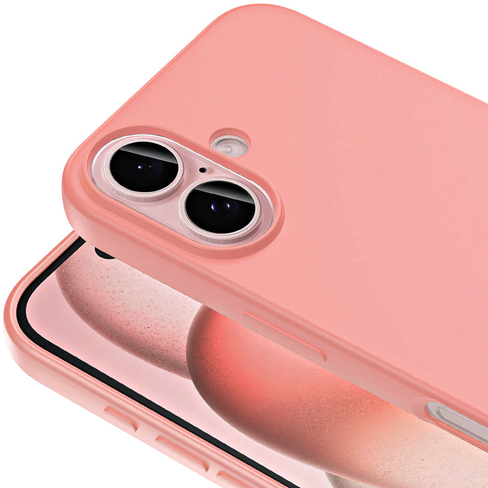 Apple iPhone 16 Case Zore LSR Launch Cover Pink