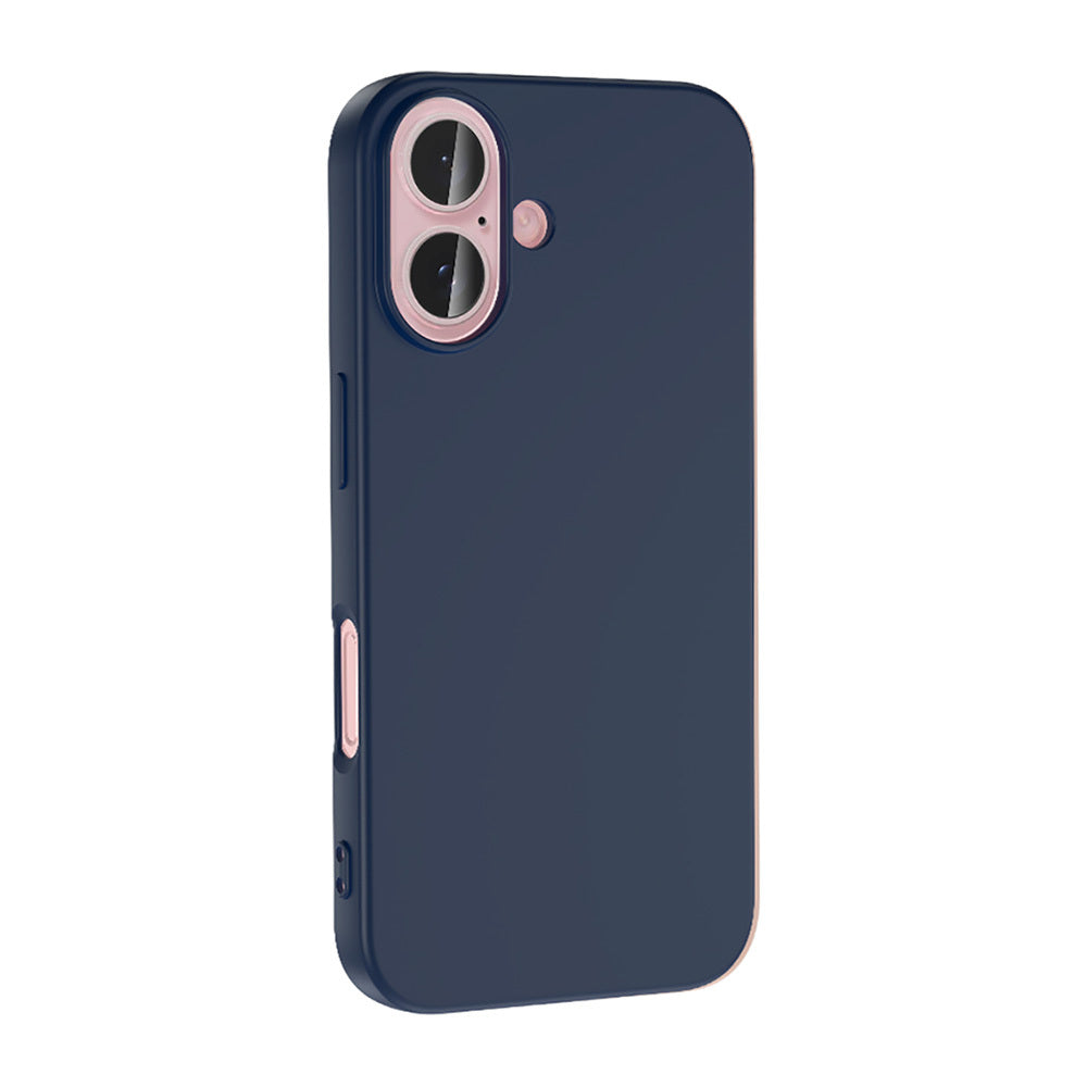 Apple iPhone 16 Case Zore LSR Launch Cover Navy Blue