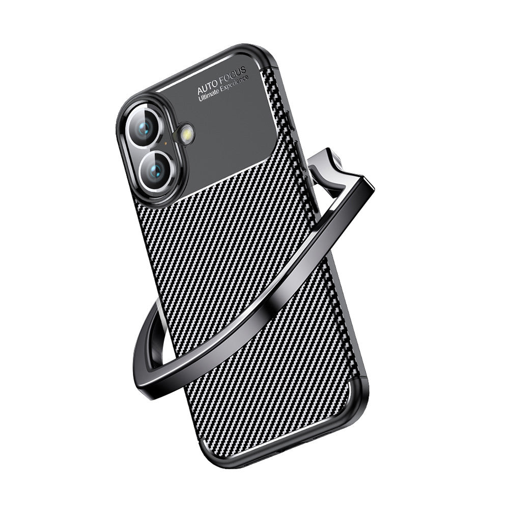 Apple iPhone 16 Case Zore Negro Silicone Cover Black