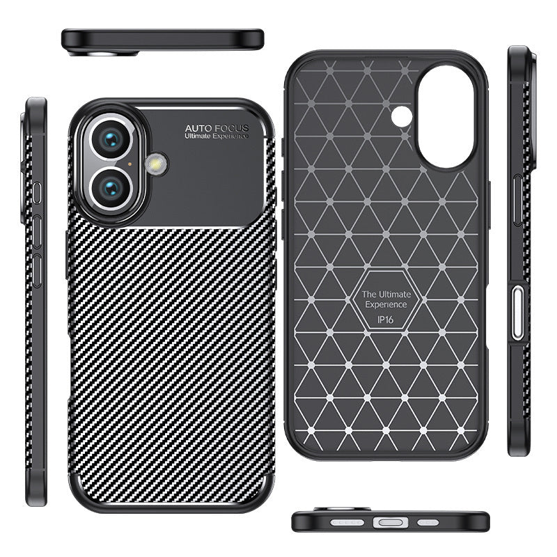 Apple iPhone 16 Case Zore Negro Silicone Cover Black