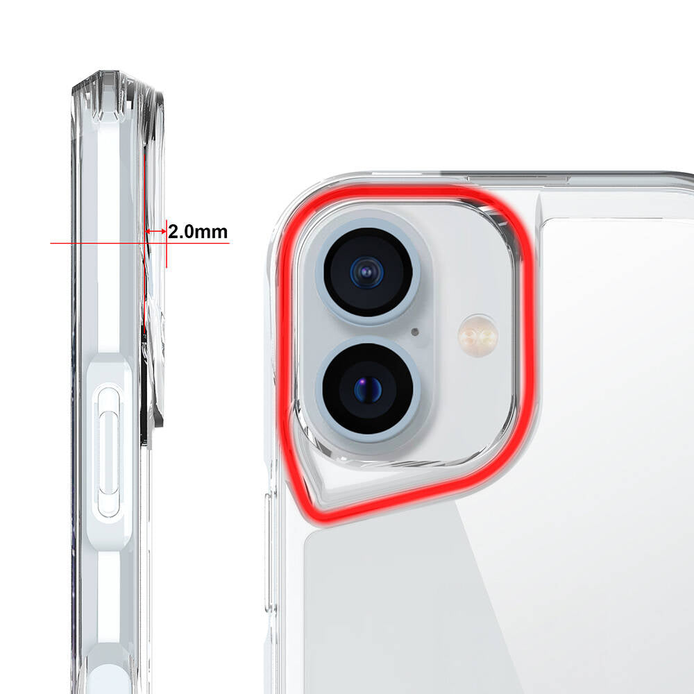 Apple iPhone 16 Case Zore T-Max Transparent Cover