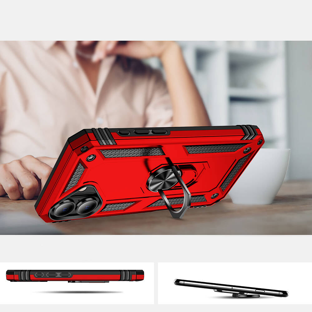 Apple iPhone 16 Case Zore Vega Cover Black