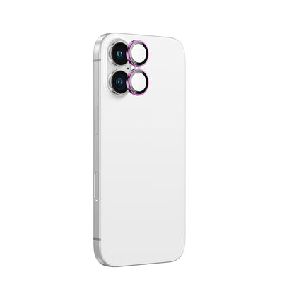 Apple iPhone 16 Plus Amazingthing Anti Reflective Kamera Lens Koruyucu + Kolay Uygulama Aparatlı Pembe