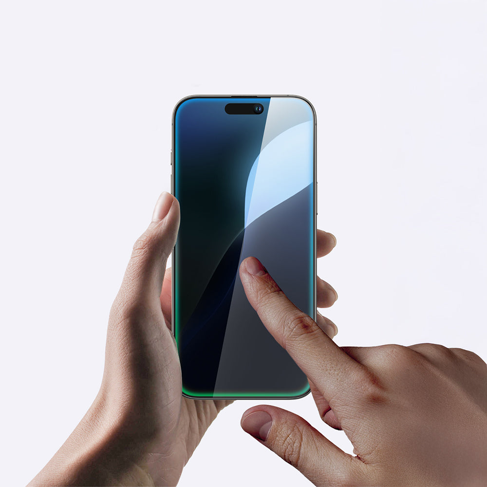 Apple iPhone 16 Plus Amazingthing Titan Parmak İzi Bırakmayan Temperli Cam Ekran Koruyucu Siyah