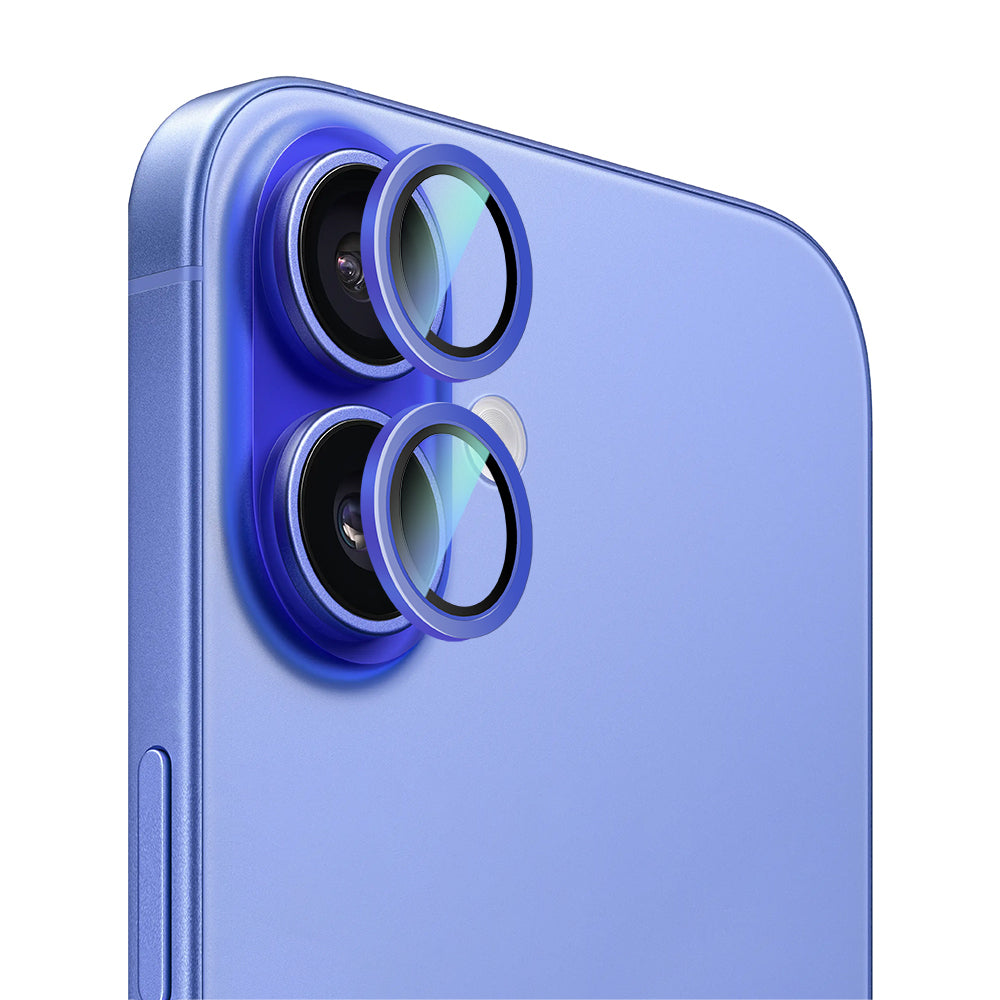 Apple iPhone 16 Plus CaseWorld Alloy Serisi Oleofobik Anti Reflective Kamera Lens Koruyucu Yeşil