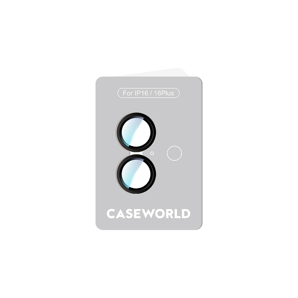 Apple iPhone 16 Plus CaseWorld Alloy Serisi Oleofobik Anti Reflective Kamera Lens Koruyucu Mavi
