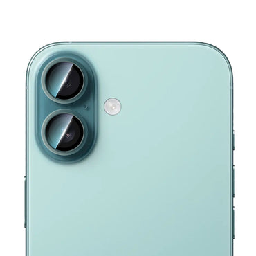 Apple iPhone 16 Plus CaseWorld Alloy Serisi Oleofobik Anti Reflective Kamera Lens Koruyucu Pembe
