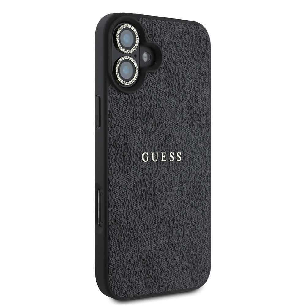 Apple iPhone 16 Plus Guess Original Licensed Case + Screen Protector + Lens Protector 3-in-1 Accessory Set Black 