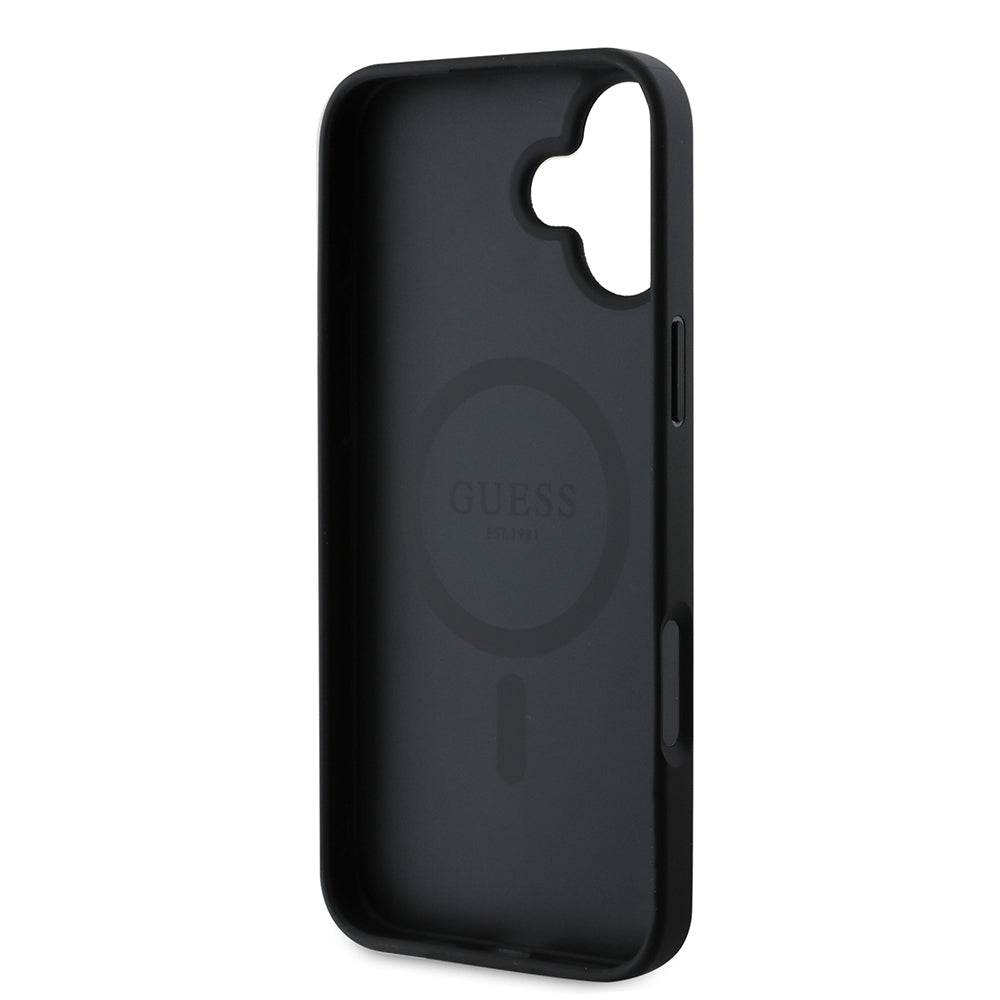 Apple iPhone 16 Plus Guess Original Licensed Case + Screen Protector + Lens Protector 3-in-1 Accessory Set Black 
