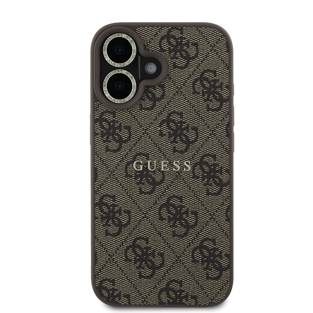 Apple iPhone 16 Plus Guess Original Licensed Case + Screen Protector + Lens Protector 3-in-1 Accessory Set Pink 