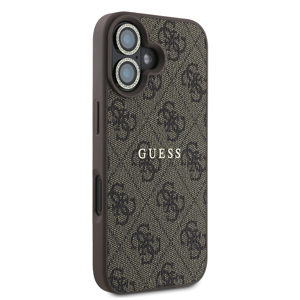 Apple iPhone 16 Plus Guess Original Licensed Case + Screen Protector + Lens Protector 3-in-1 Accessory Set Black 
