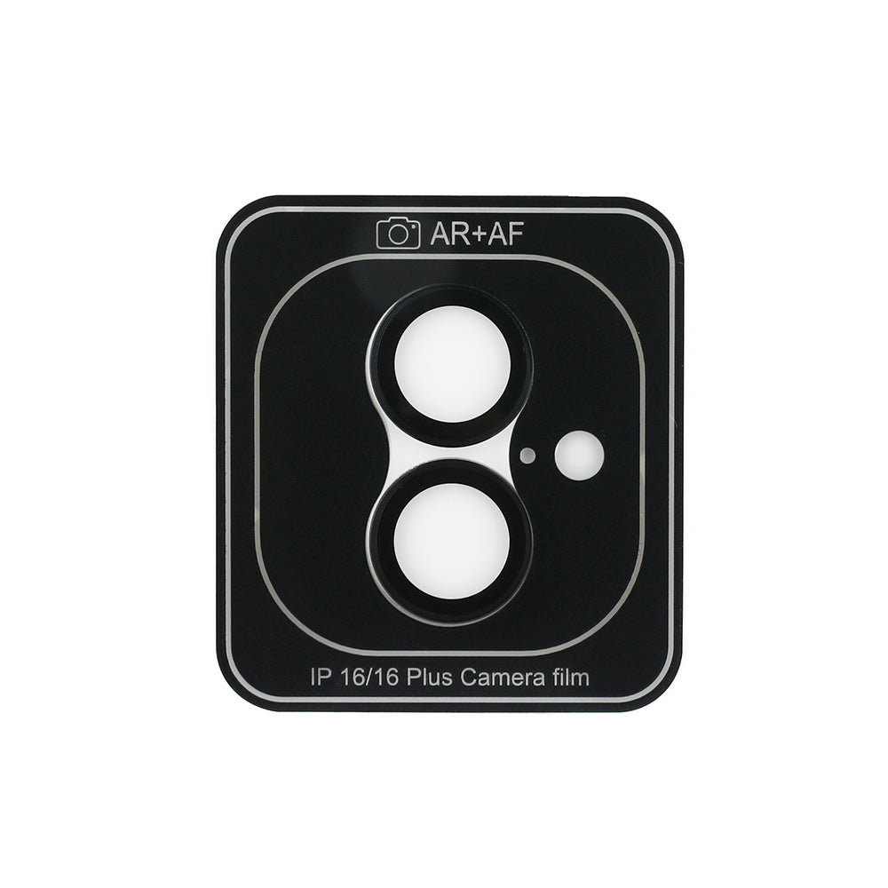 Apple iPhone 16 Plus Guess Original Licensed Metal Camera Lens Protector Silver 