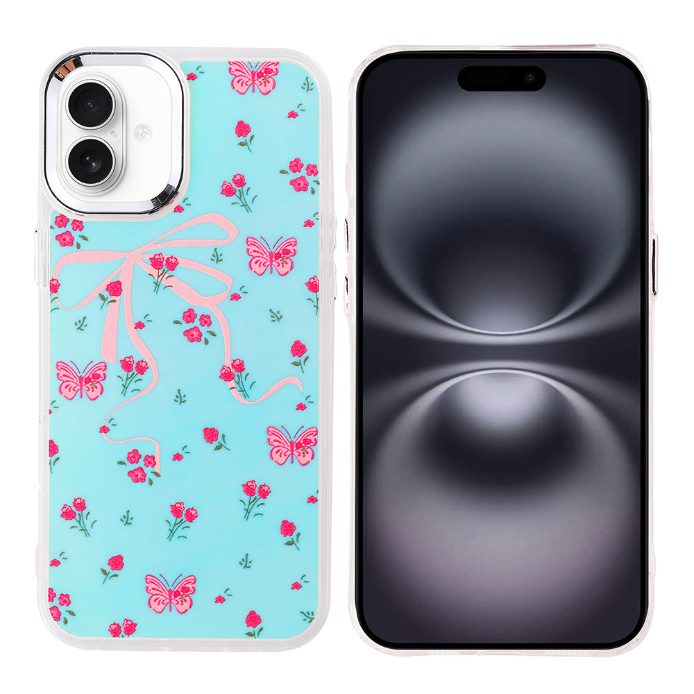 Apple iPhone 16 Plus Airbag Design Zore Hadra Cover Butterfly