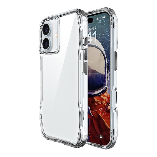 Apple iPhone 16 Plus Airbag Transparent Zore Incek Cover Transparent 