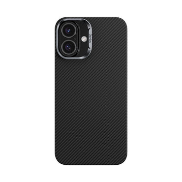 Apple iPhone 16 Plus Case Benks M-safe Charging Magnetic ArmorAir 600D Kevlar Fiber Cover Black 
