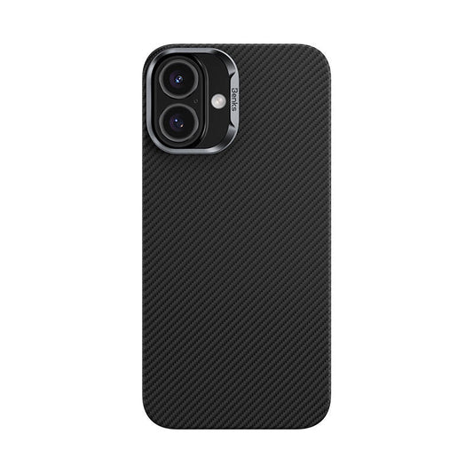 Apple iPhone 16 Plus Case Benks M-safe Charging Magnetic ArmorAir 600D Kevlar Fiber Cover Black 