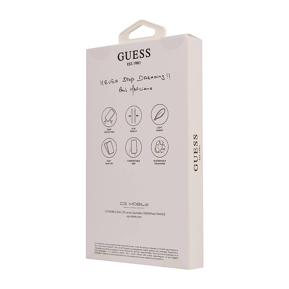 Apple iPhone 16 Plus Case Guess Original Licensed Big Love Guess Cover Brown