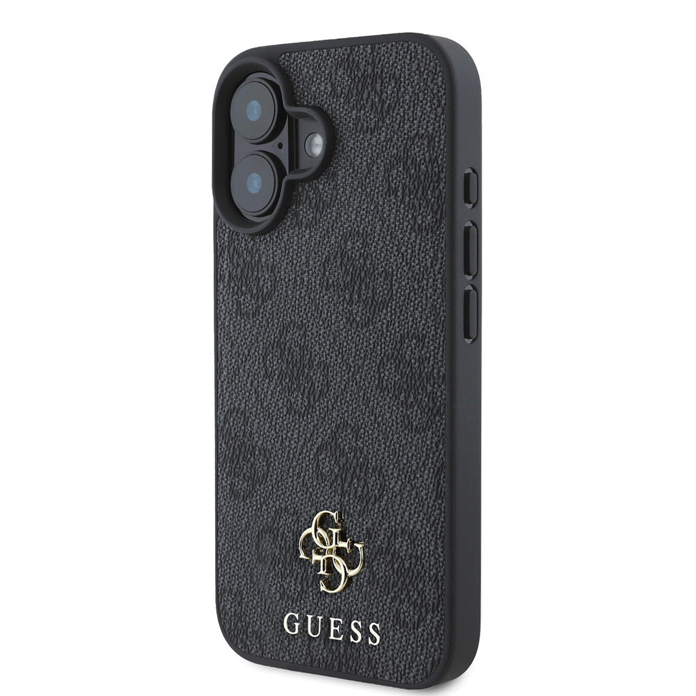 Apple iPhone 16 Plus Case Guess Original Licensed M-safe Charging Feature Small 4G Classic Cover Pink
