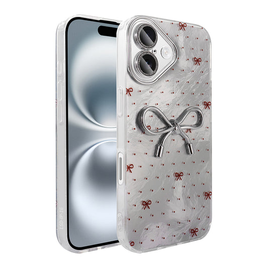 Apple iPhone 16 Plus Case Camera Protection Figured Zore Ponti Silicone Cover Light Blue 