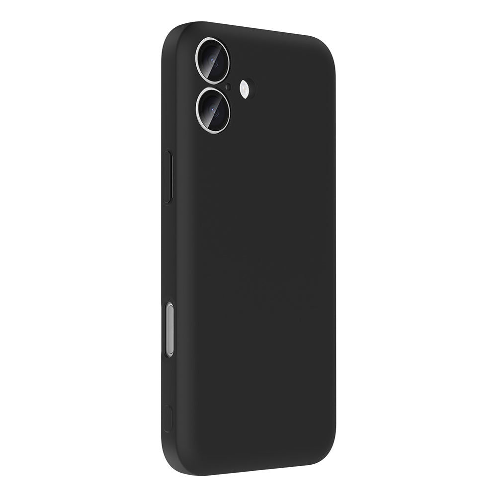 Apple iPhone 16 Plus Case with Camera Protection and Card Holder Zore Vitra Cover Black