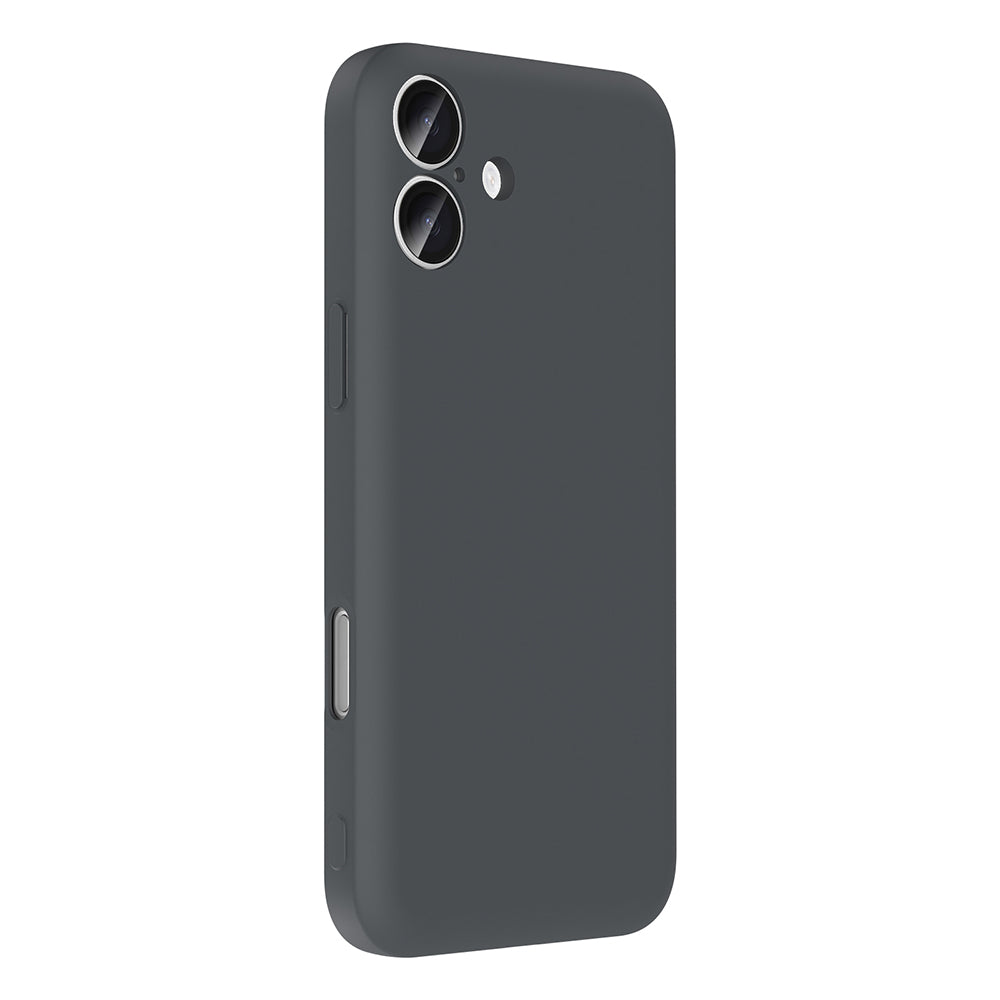 Apple iPhone 16 Plus Case with Camera Protection and Card Holder Zore Vitra Cover Plum